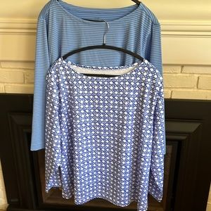 Vineyard Vines boatneck tees 2X